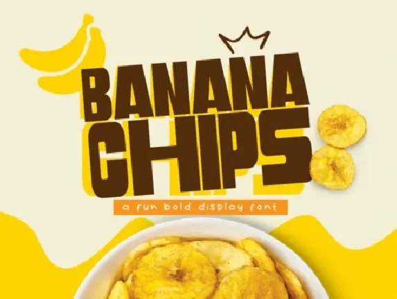 Banana Chips font