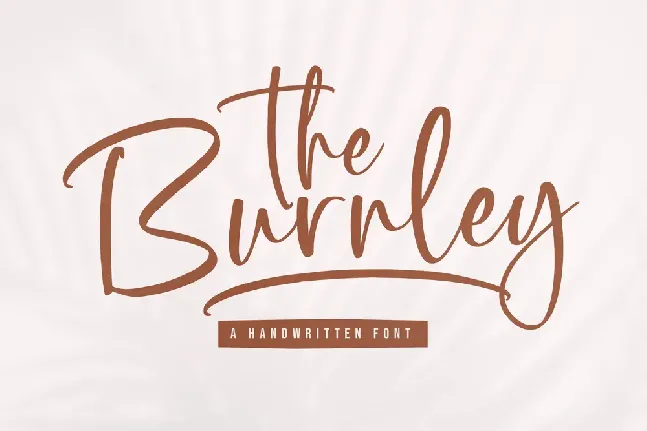 The Burnley font