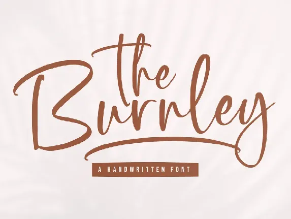 The Burnley font