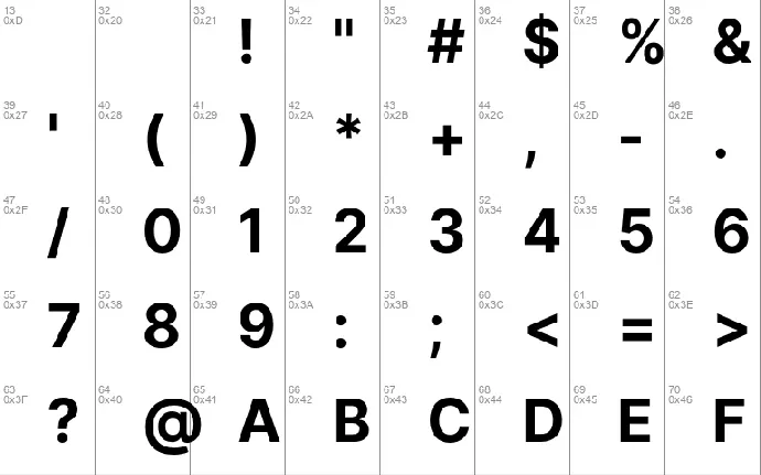 Consensus font