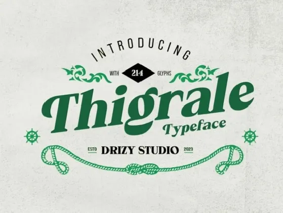 Thigrale font