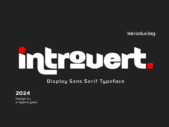 Introvert font