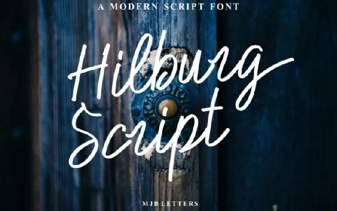 Hilburg Script font