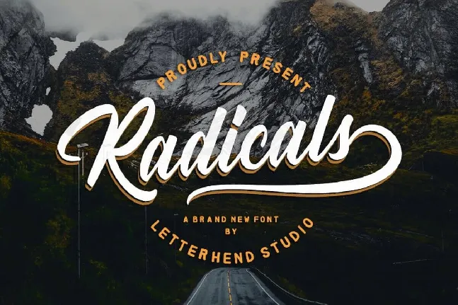 Radicals font