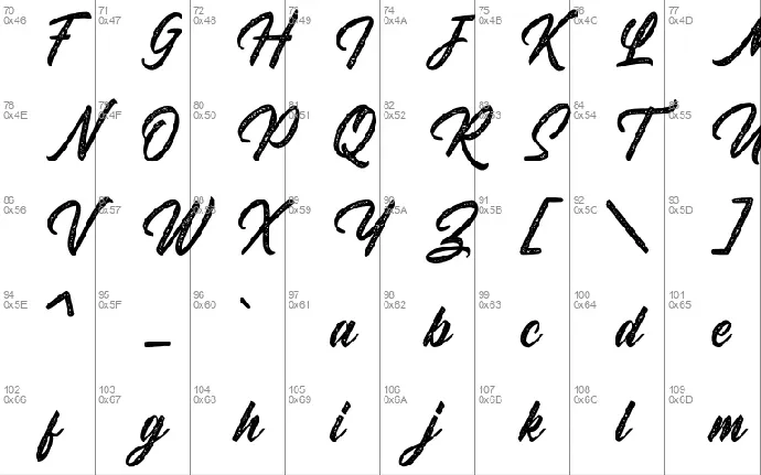 Radicals font