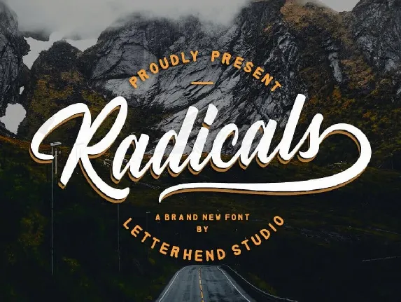 Radicals font