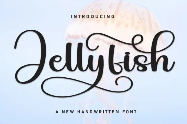 Jellyfish Script font