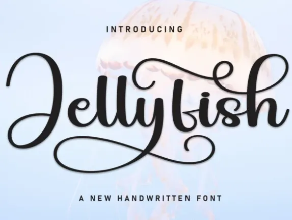 Jellyfish Script font