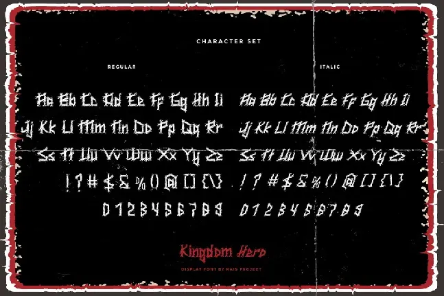 Kingdom Hero Demo font