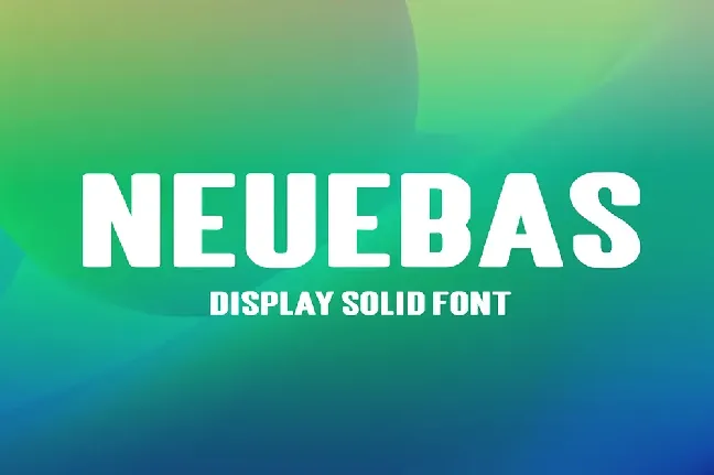 Neuebas font