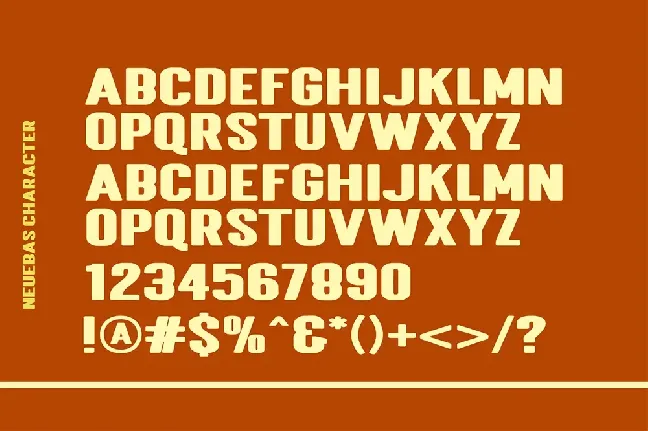 Neuebas font