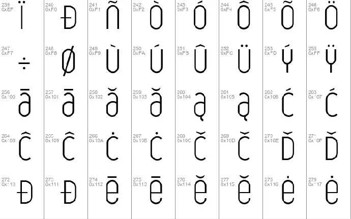 Tylko font