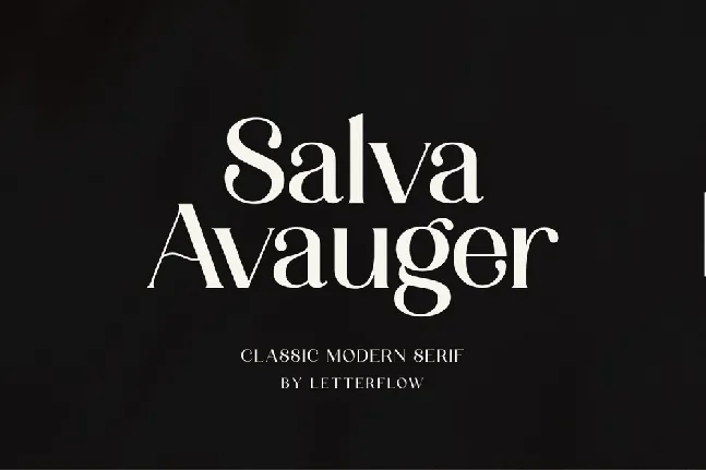 Salva Avauger font