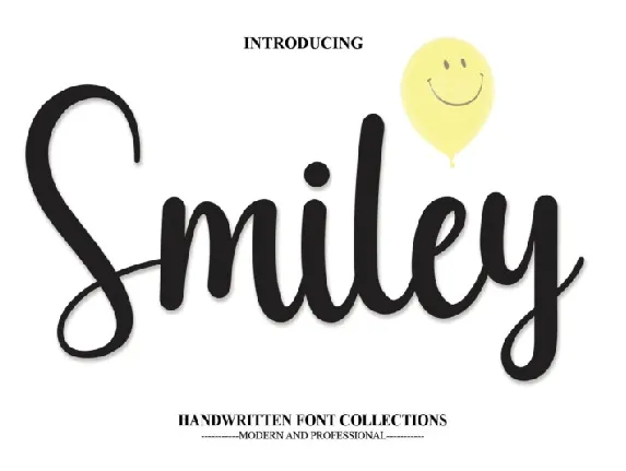 Smiley Script font