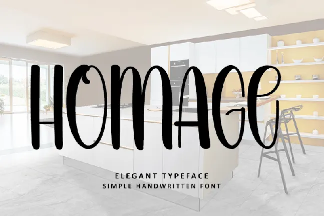 Homage font