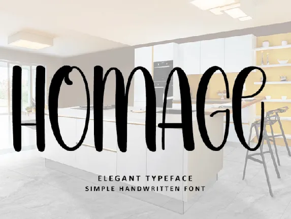 Homage font