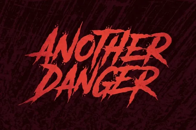 Another Danger font