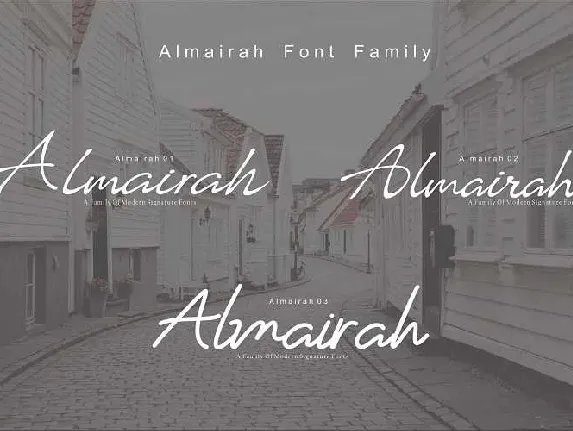 Almairah Script Family Free Download font