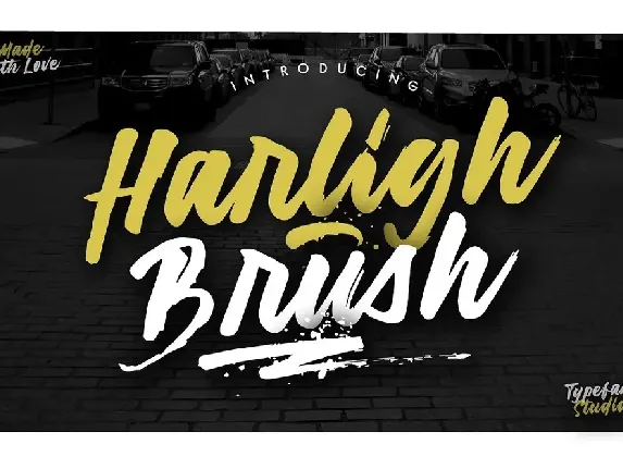 Harligh Brush font