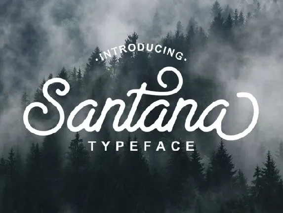 Santana Script font