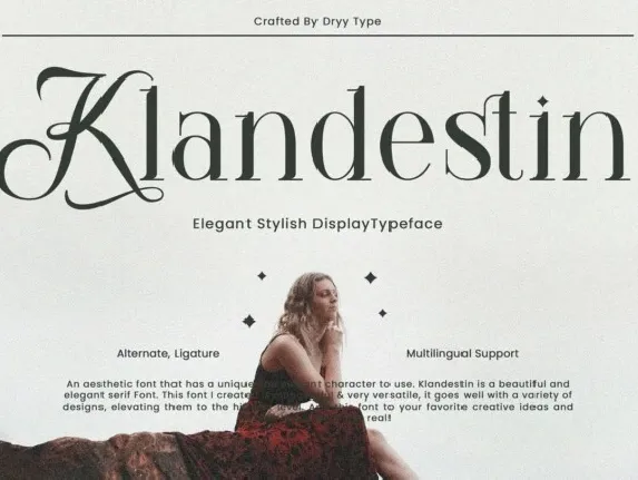 Klandestin font