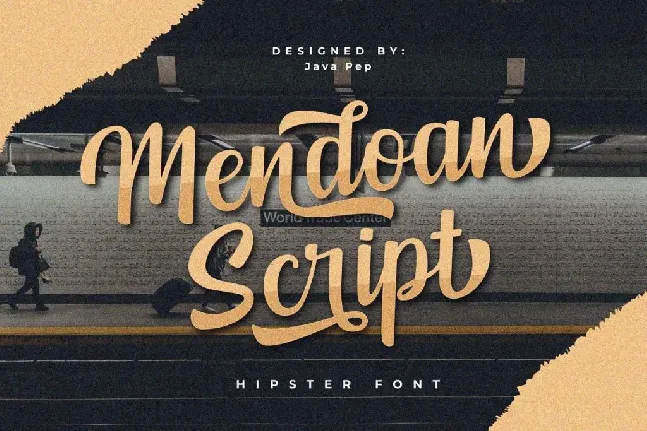 Mendoan Script Demo font