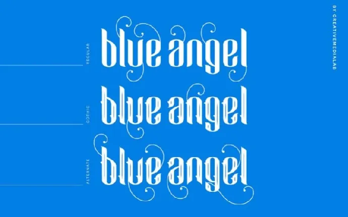 Blue Angel Blackletter font