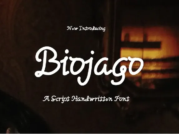 Biojago font