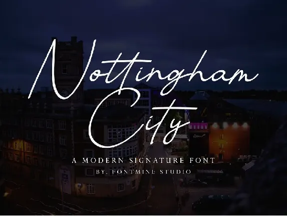 Nottingham City Demo font