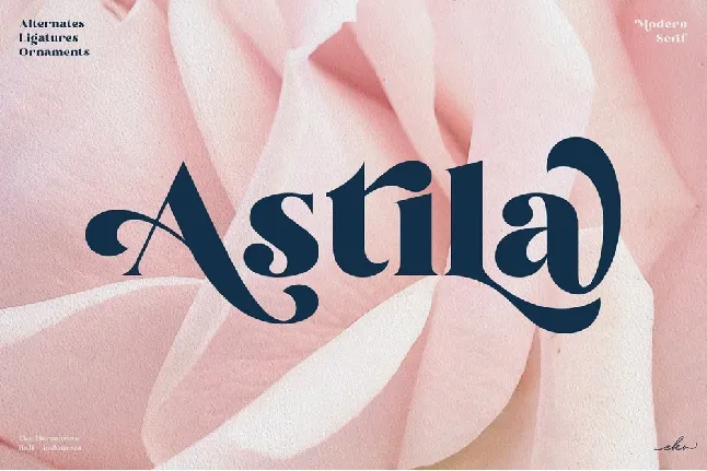 Astila font