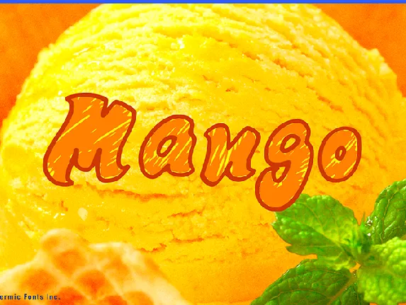 Mango font