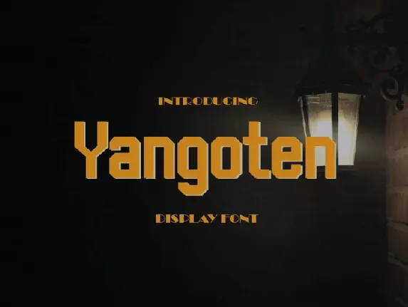 Yangoten font