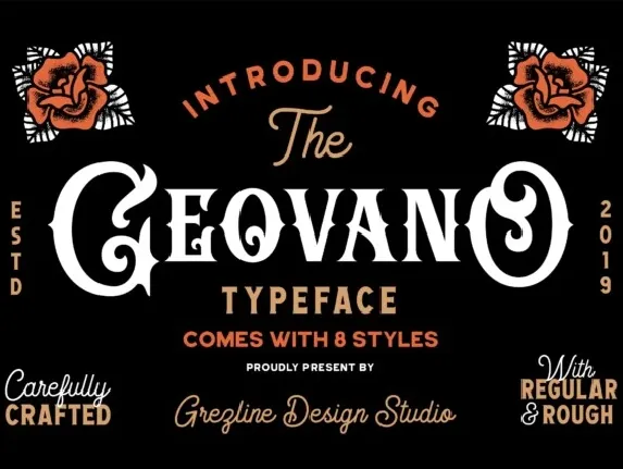 Geovano font