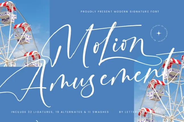 Motion Amusement font