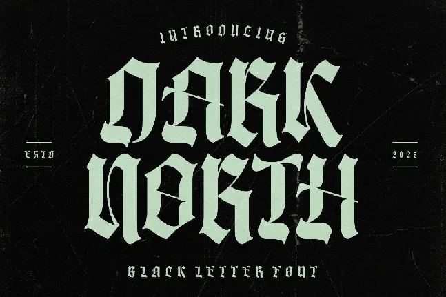 Dark North font