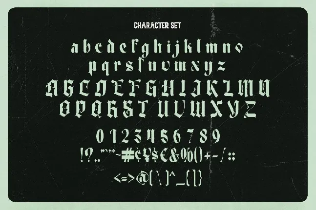 Dark North font