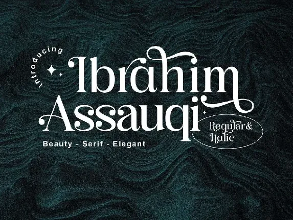 Ibrahim Assauqi font