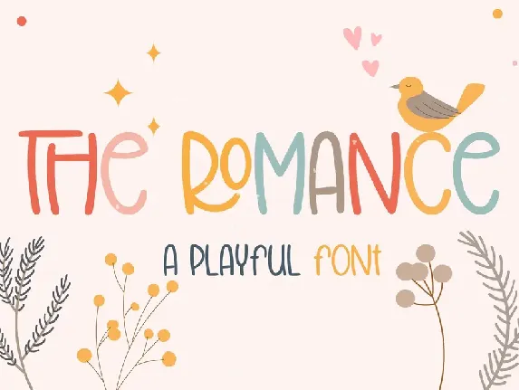 THE ROMANCE font