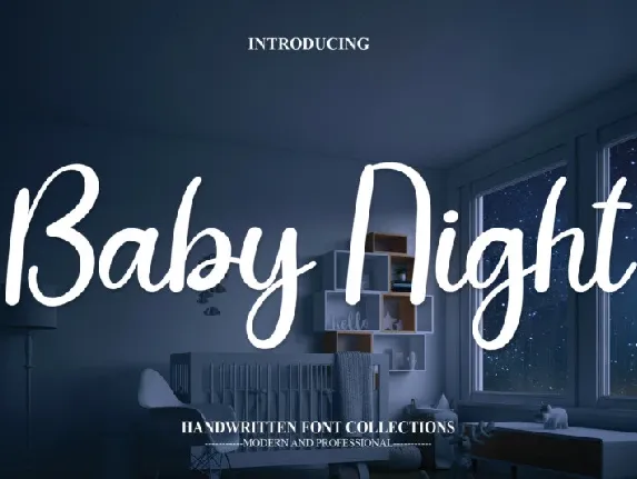 Baby Night font