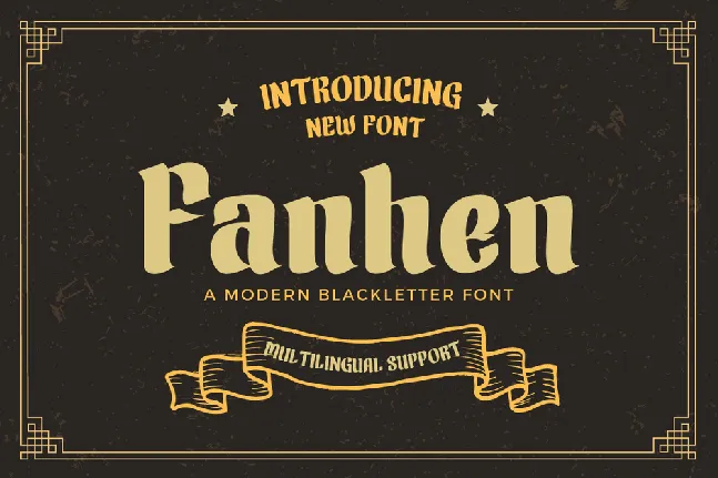 Fanhen font