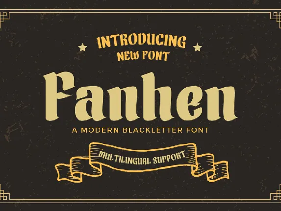 Fanhen font