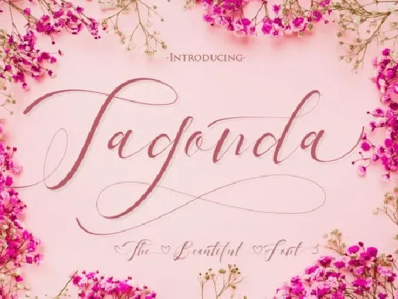 Tagonda Calligraphy font