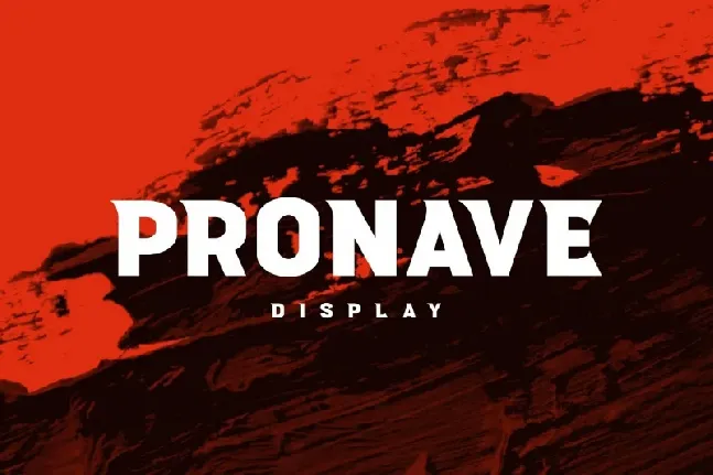 Pronave font