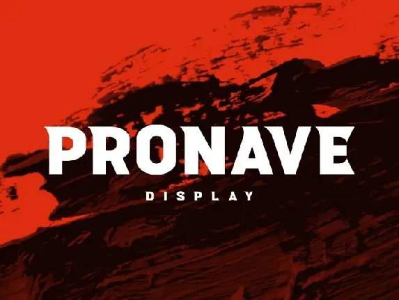 Pronave font