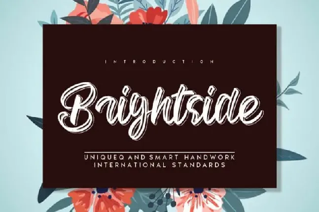 Brightside Brush font