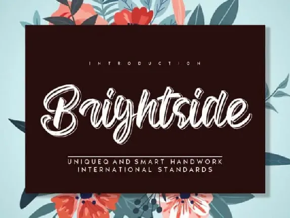 Brightside Brush font