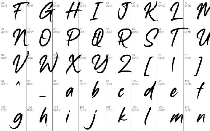 Gasstock font