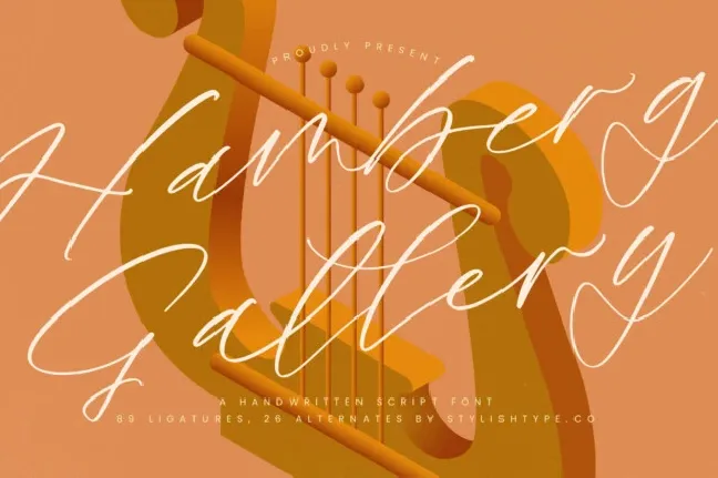 Hamberg Gallery font