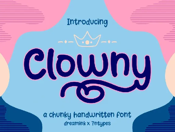 Clowny Script font