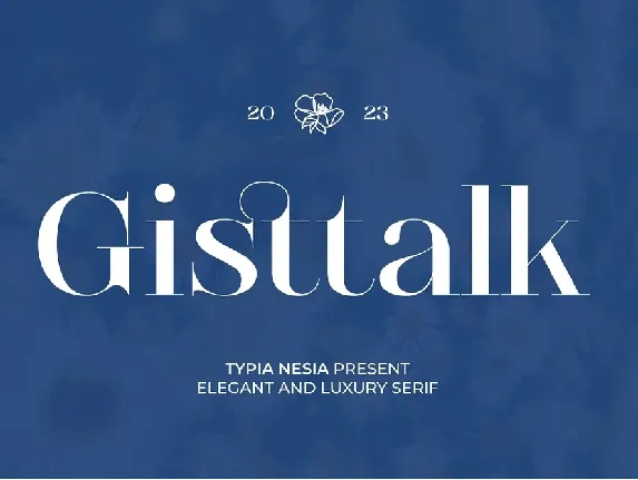 Gistalk font